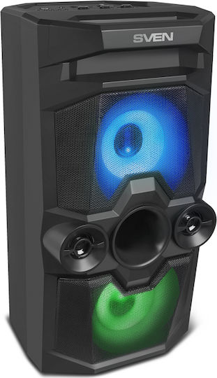 Sven PS-650 Ηχείο Bluetooth 50W με Ραδιόφωνο και Διάρκεια Μπαταρίας έως 10 ώρες Μαύρο