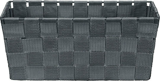 Kleine Wolke Storage Basket Plastic Anthracite 28x18x11.5cm 1pcs