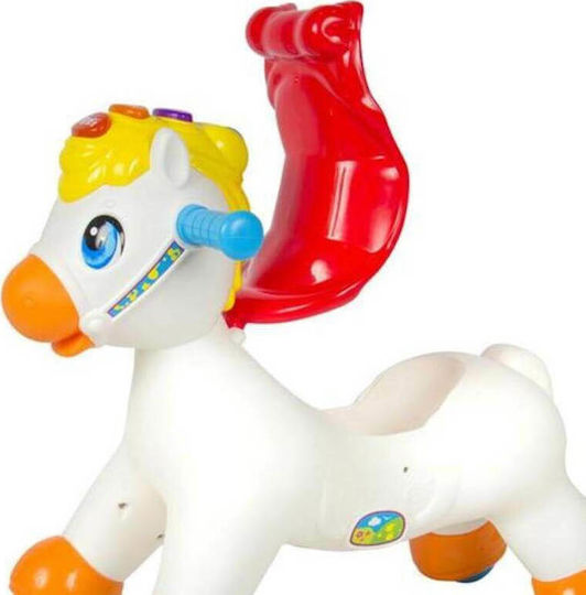 Hola Toys Κουνιστό Παιχνίδι Αλογάκι με Ήχους & Ρόδες Πολύχρωμο