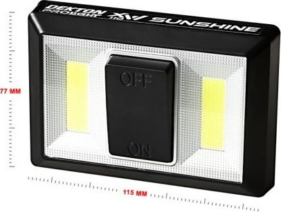 Dekton LED Light Switch for Cabinets with Battery Powered 1pcs