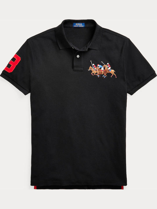Polo Short Sleeve Blouse Black