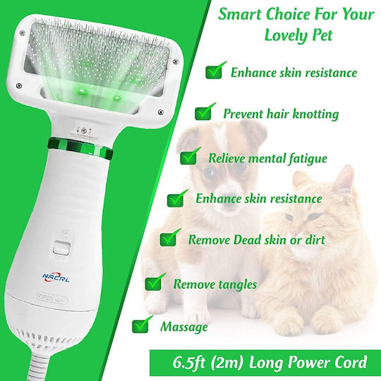 Pet Grooming Dryer Βούρτσα Σκύλων για Περιποίηση Τριχώματος