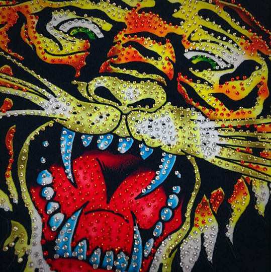 Ed Hardy Tiger Bill Sleeve Μαύρη (Universal 11")