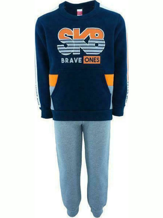 Joyce Kids Sweatpants Set Blue 2pcs SK8