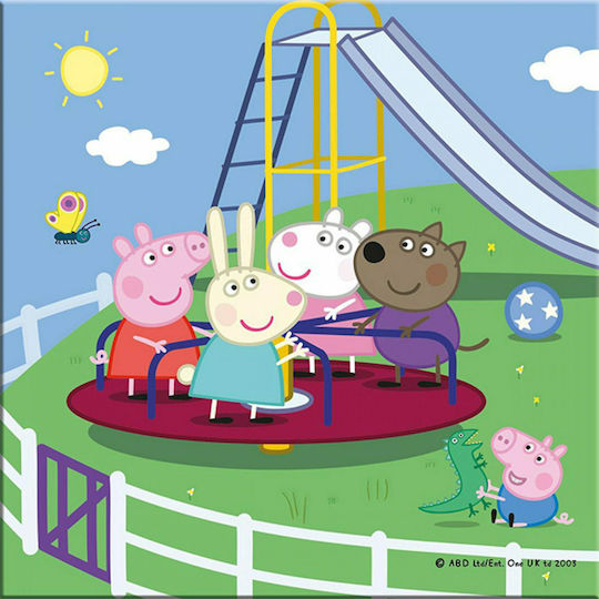 Παιδικό Puzzle Peppa το Γουρουνάκι σε Διακοπές για 5+ Ετών 55pcs Dino