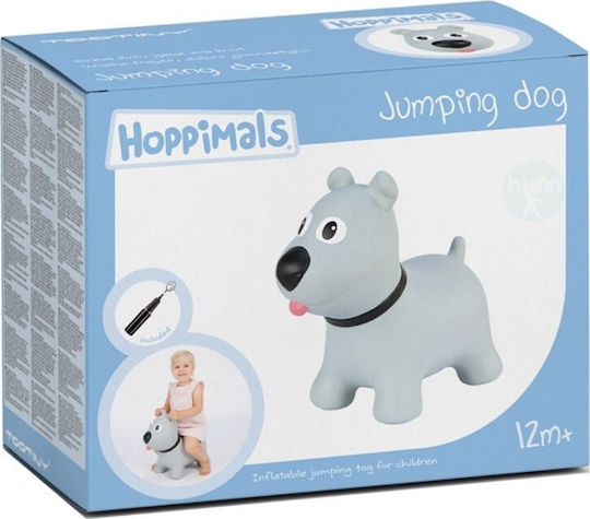 Hoppimals Χοπ Χοπ Σκυλάκι για 1+ Ετών Γκρι 25εκ.