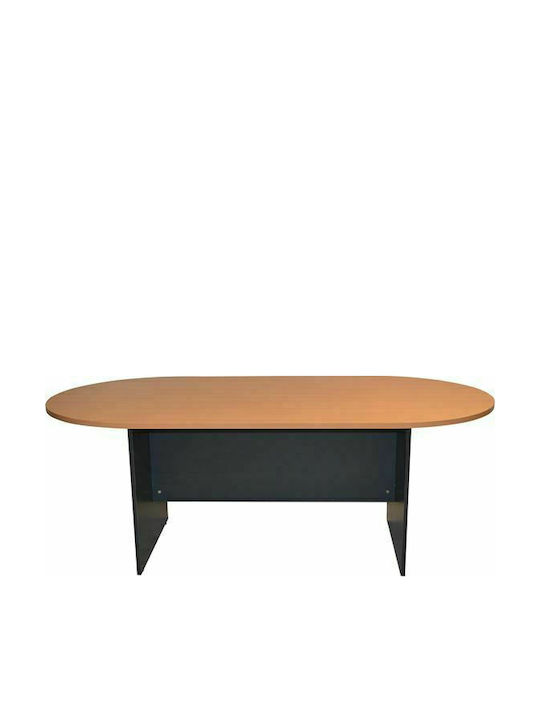 Meeting Table Wooden Gray 200x100x75cm