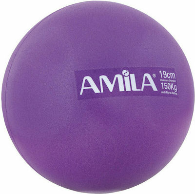 Amila 48430 Mini Pilates Ball 19cm 0.1kg Purple