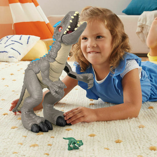 Φigură de acțiune Jurassic World Dinozaur Schleuderaction Indominus Rex pentru copii de 3+ ani ani 32.99cm cm