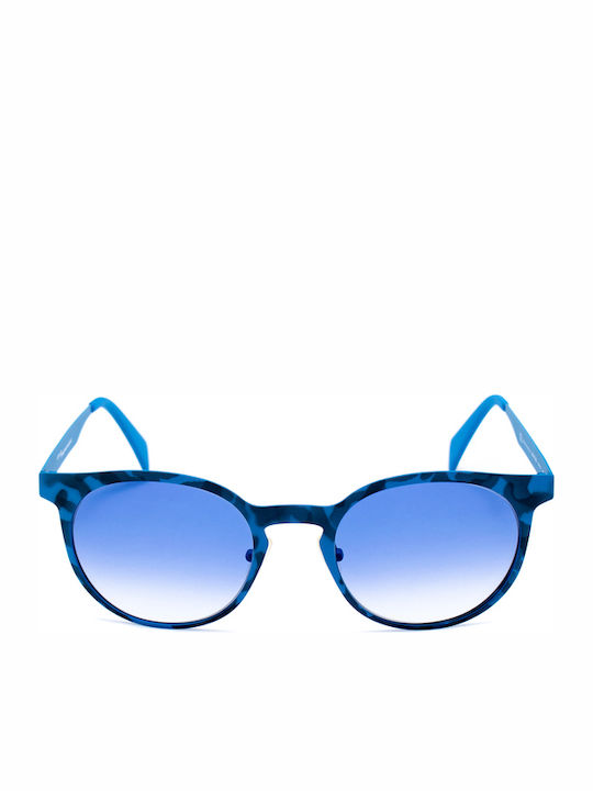 Italia Independent Sunglasses with Blue Metal Frame and Blue Gradient Lenses 0023.023.000