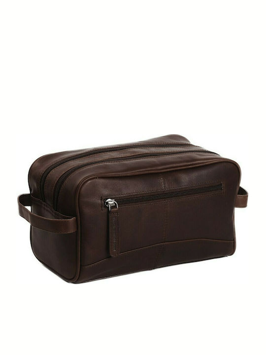 The Chesterfield Brand Toiletry Bag Stacey in Brown color 29cm