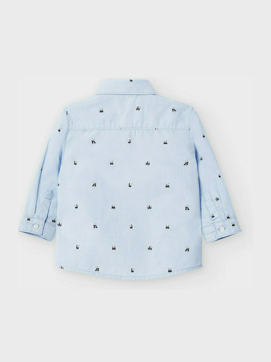 Mayoral Kids Shirt Light Blue