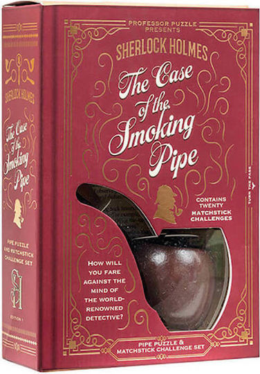 Professor Puzzle Sherlock Holmes "The Case Of The Smoking Pipe" Γρίφος από Ξύλο για 8+ Ετών 253663