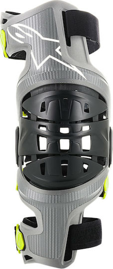 Alpinestars Bionic 7 Level 1 Προστατευτικές Επιγονατίδες Motocross Κίτρινο Χρώμα