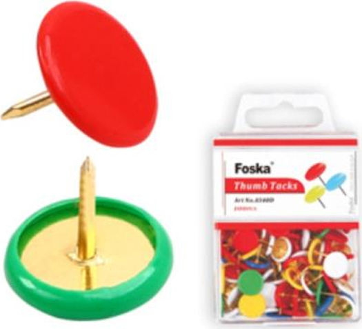 Foska 100 Drawing Pins 11mm 118ΑS40D
