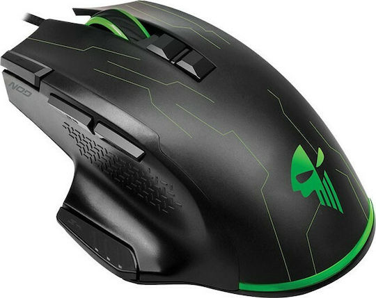 NOD Punisher RGB Gaming Gaming Maus 3200 DPI Schwarz