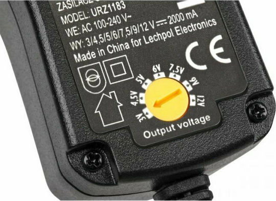 Kemot URZ1183 Universal Τροφοδοτικό Ρυθμιζόμενης Τάσης 3 έως 12V 2A με Ισχύ 24W με σετ βυσμάτων