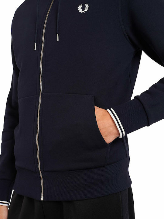 Ζακέτα με Κουκούλα Navy
