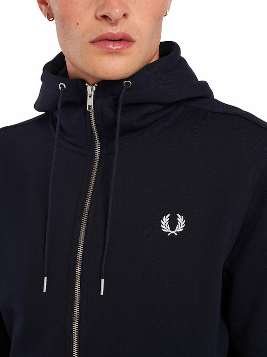 Ζακέτα με Κουκούλα Navy