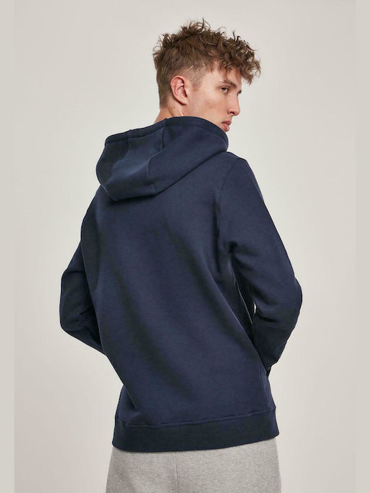 Urban Classics TB3086 Men's Sweatshirt with Hood and Pockets Midnight Navy