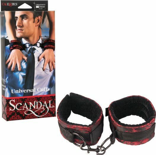 Calexotics Scandal Universal Cuffs Handschellen in Rot Farbe