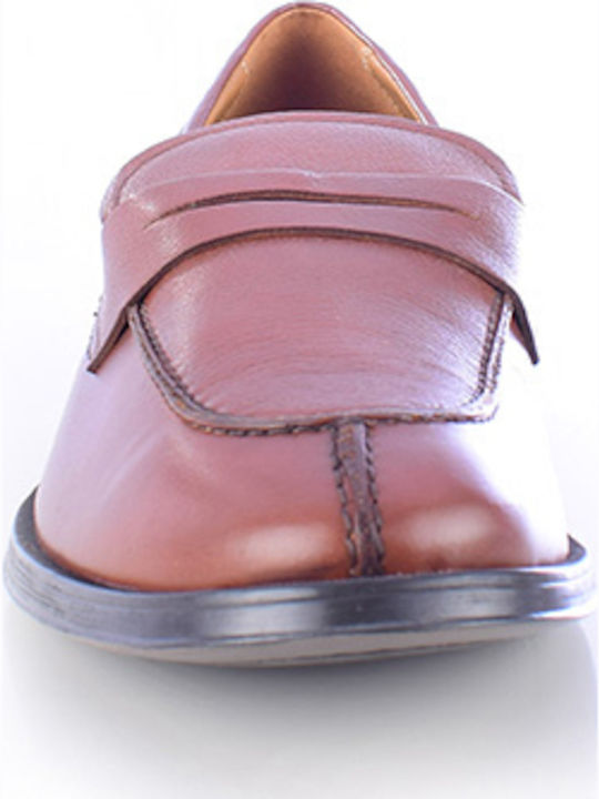 Rezzonico Δερμάτινα Ανδρικά Loafers σε Ταμπά Χρώμα