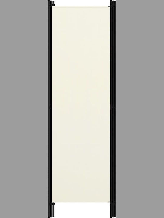 vidaXL Decorative Room Divider Metal with 3 Panels 150x180cm
