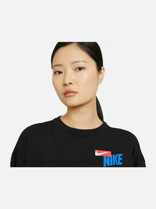 Dri-Fit Get Fit Sweatshirt für Damen Schwarz