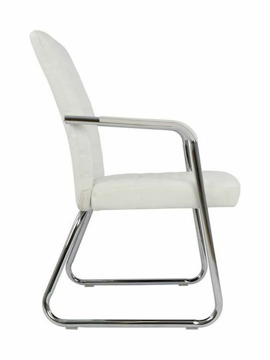 Sessel mit Armlehnen White 55.5x67.5x94cm 1Stück