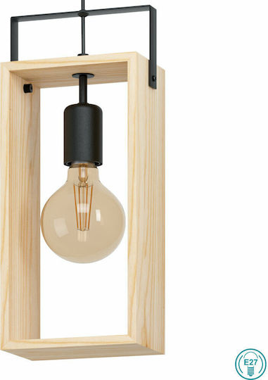 Eglo Famborough Lustră Bej cu Dulie E27 16cm.