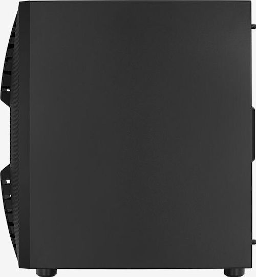 Aerocool Cronus Gaming Midi-Turm Computergehäuse mit Seitenfenster und RGB-Beleuchtung Schwarz