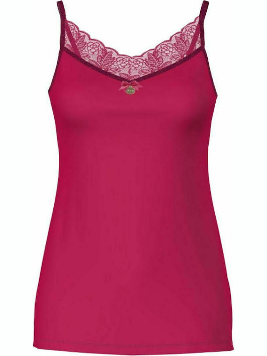 Vamp Fuchsia Tricou pentru femei cu curea de spaghete