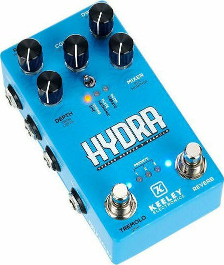 Keeley Hydra Stereo Reverb Πετάλι Effect Tremolo Ηλεκτρικού Μπάσου