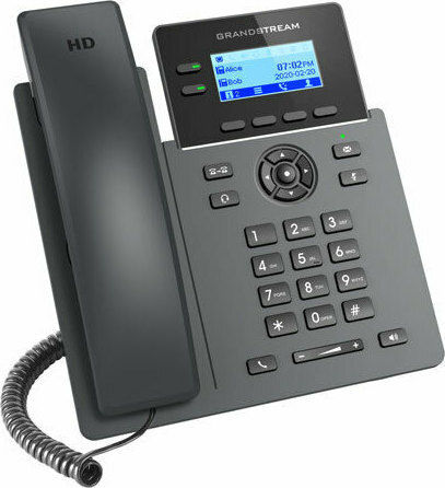Grandstream GRP2602P Wired IP Phone with 4 Lines Black
