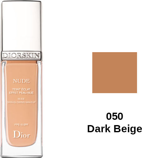 Dior Diorskin Nude Liquid Foundation SPF15 50 Dark Beige 30ml