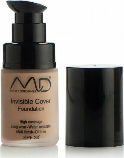 MD Professionnel Invisible Cover Mini Liquid Make Up SPF30 04 Honey 15ml