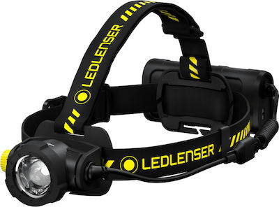 LedLenser Rechargeable Headlamp LED Waterproof IP67 with Maximum Brightness 2500lm H15R Work 502196