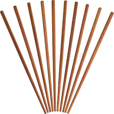 Kitchen Craft Chopsticks από Μπαμπού Καφέ 10τμχ