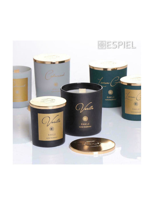 Espiel Scented Jar Candle Lemongrass Πράσινο / Χρυσό 210gr