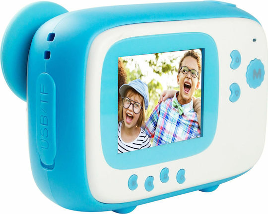 AgfaPhoto Realikids Compact Φωτογραφική Μηχανή 5MP με Οθόνη 2.4" Θερμικής Εκτύπωσης Μπλε