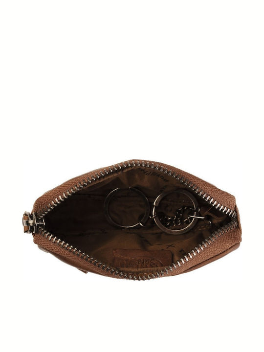 The Chesterfield Brand Handmade Key Holder Wallet Leather Tabac Brown
