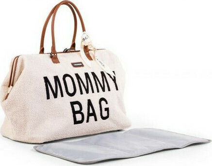 Childhome Τσанта-Смяна на Пелени Mommy Teddy Off White 55x30x40см.