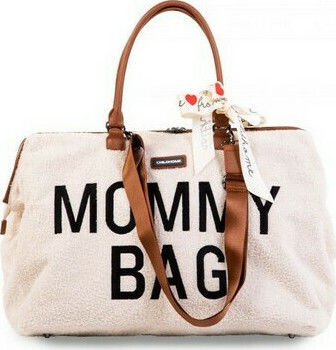 Childhome Τσанта-Смяна на Пелени Mommy Teddy Off White 55x30x40см.