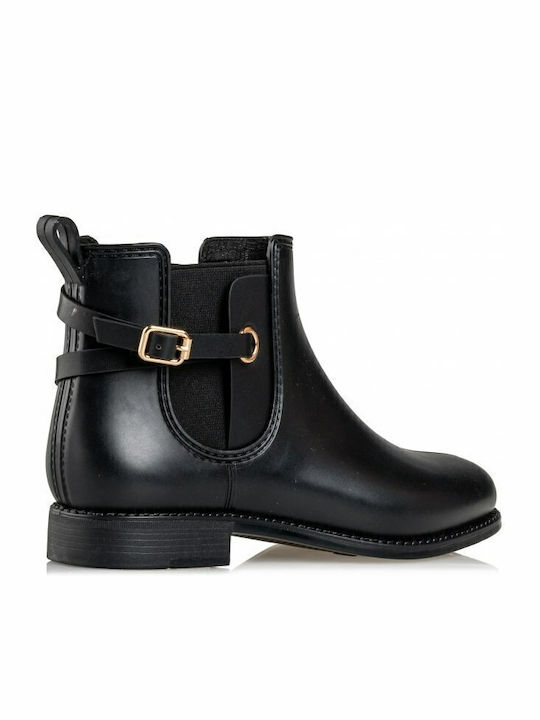Women's Short Wellies Black