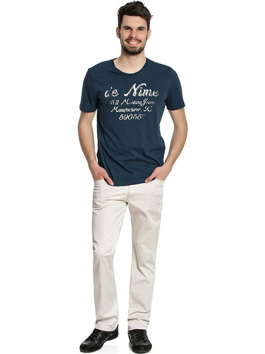 Brooklyn Hose in Geradem Schnitt Chalk White