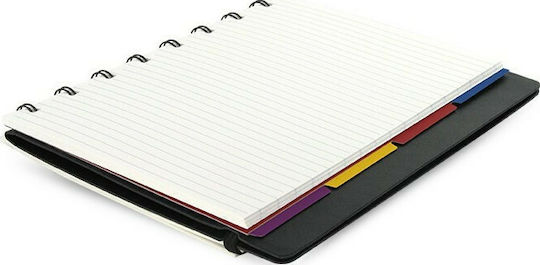 Filofax Notizbuch A5 Geregelt mit Gummiband Schwarz