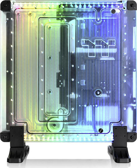 Thermaltake DistroCase 350P Gaming Midi Tower Κουτί Υπολογιστή με Πλαϊνό Παράθυρο και RGB Φωτισμό Μαύρο