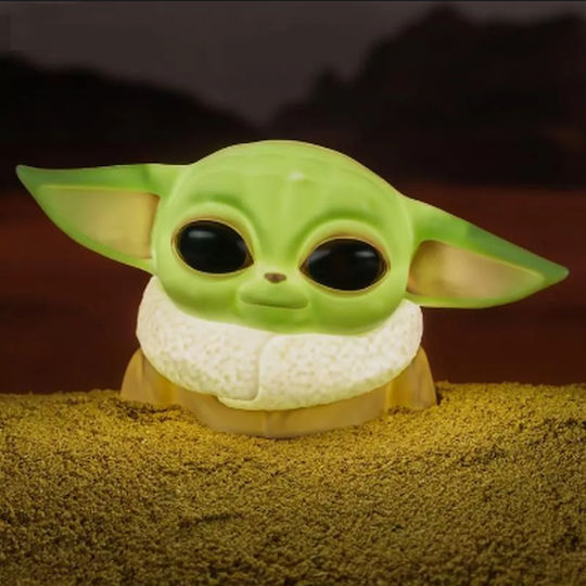 Paladone Παιδικό Διακοσμητικό Φωτιστικό Star Wars The Mandalorian - The Child Πράσινο 15εκ.