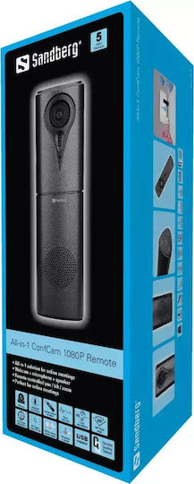 Sandberg All-in-1 ConfCam Remote Web-Kamera Full HD 1080p Schwarz 134-23