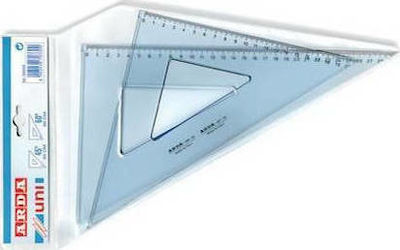 Arda Set 2 Instrumente Geometrice Plastice Transparente Triunghiuri 45 - 60°